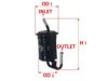 SAKURA  Automotive FS-1707 Fuel filter